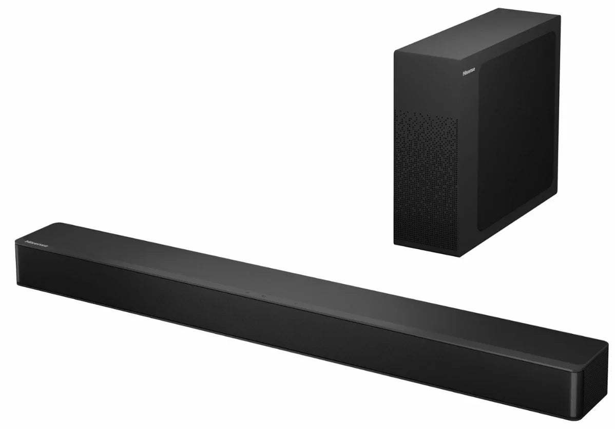 Restored Hisense - 2.1 Channel Soundbar with Wireless Subwoofer HS2100 Black [Refurbished]