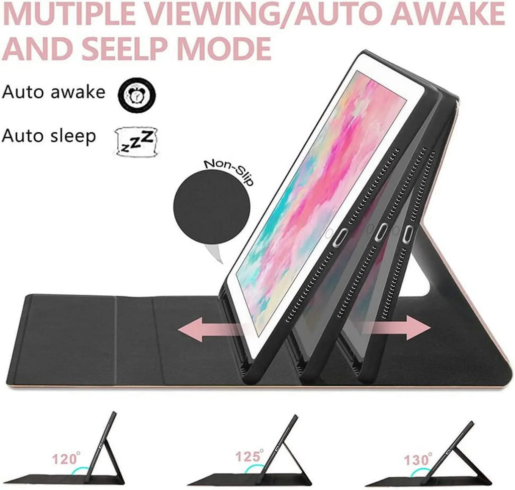TouchPad Keyboard Case for Lenovo Tab P11 Pro Gen 2 / Lenovo Pad Pro 2022 Case 11.2 inch, Leather Stand Wrap with Magnetically Detachable Keyboard forTab P11 Pro 2nd Generation (TB132FU), Black
