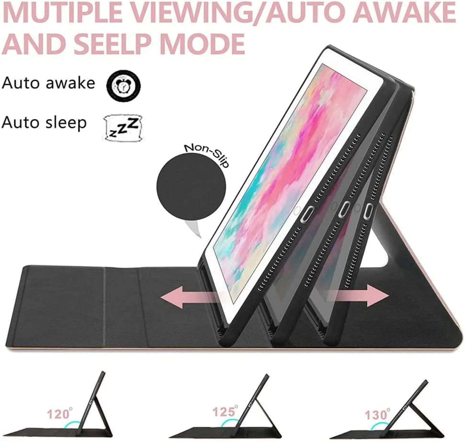 TouchPad Keyboard Case for Lenovo Tab P11 Pro Gen 2 / Lenovo Pad Pro 2022 Case 11.2 inch, Leather Stand Wrap with Magnetically Detachable Keyboard forTab P11 Pro 2nd Generation (TB132FU), Black