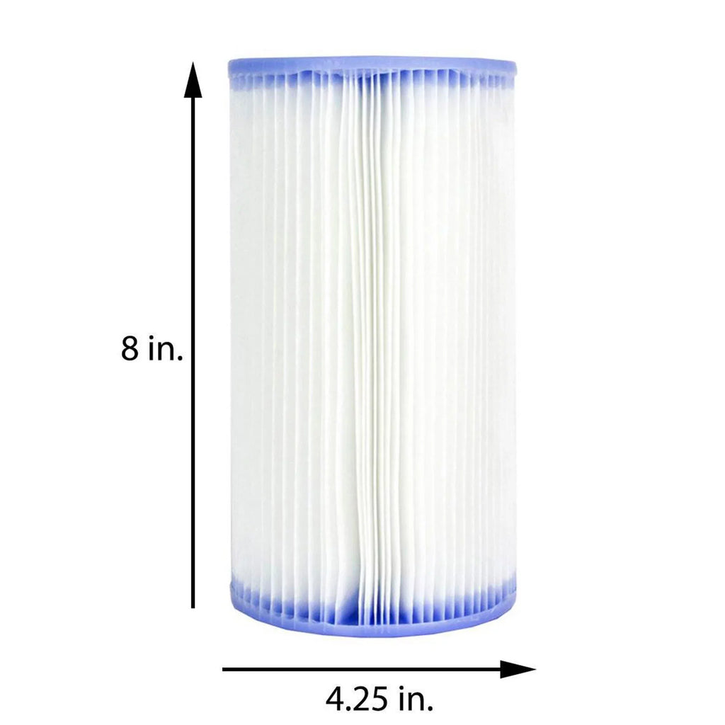 Intex 18' x 48" Inflatable Outdoor Pool Set with Filter Cartridges (6 Pack)