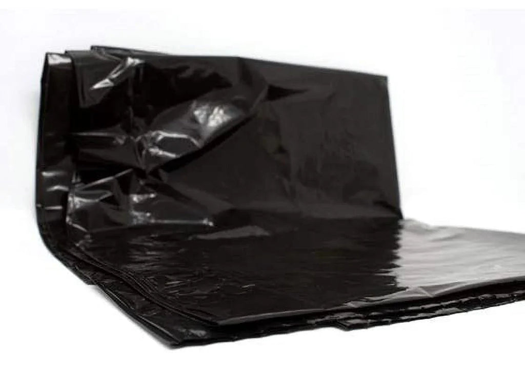 HANCO Plastic super weight garment bags on a roll, 72"H , Black - 249/ROLL