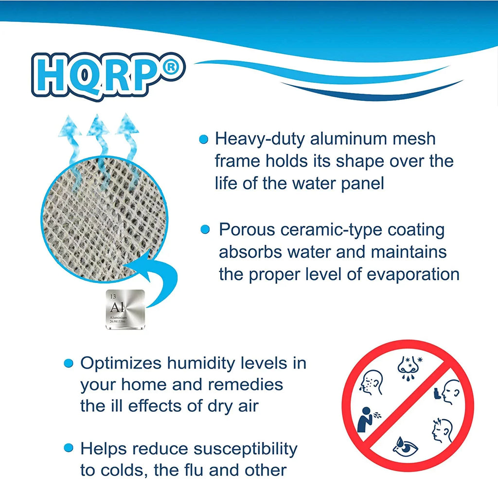 HQRP 2-Pack Water Filter for Panel GeneralAire 570 570M 570A Whole House Humidifiers; GA10, ReservePro 7900