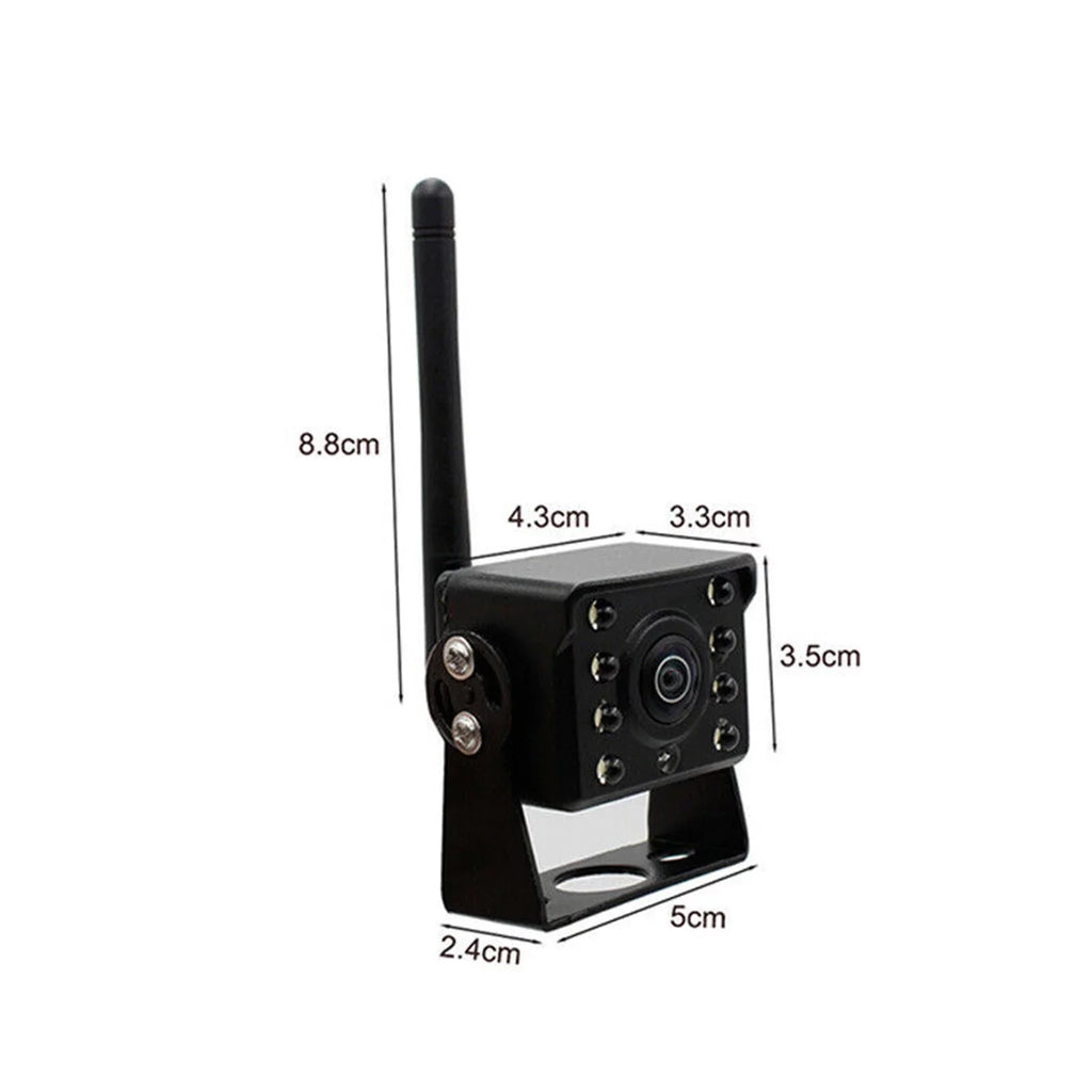 Aumotop Wireless Reversing Monitor with Night Vision, LED Reverse Backup Camera for Trucks and Buses