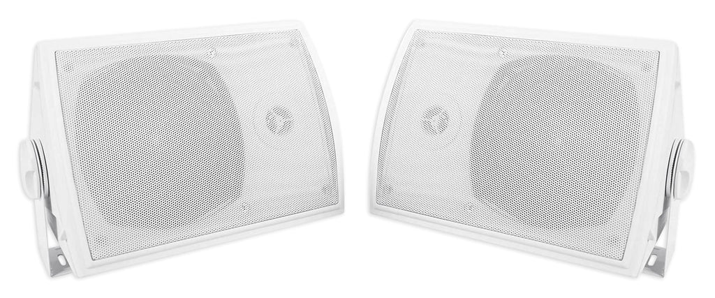 (8) Rockville HP5S-8 5.25" Outdoor/Indoor Home Theater Speakers+Swivel Brackets