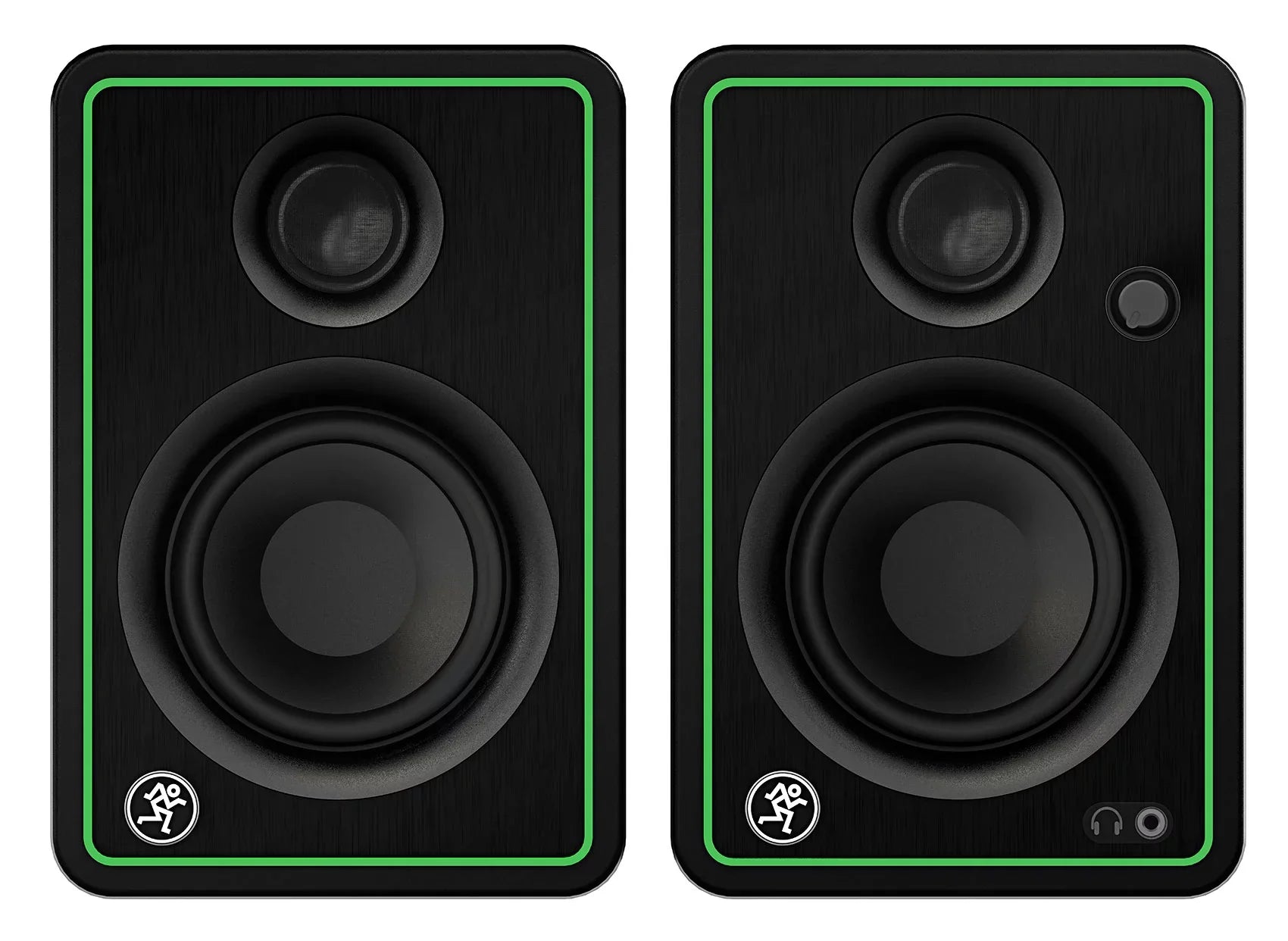 2) Mackie CR3-XBT 3" 50w Bluetooth Reference Studio Monitors + Bluetooth Speaker