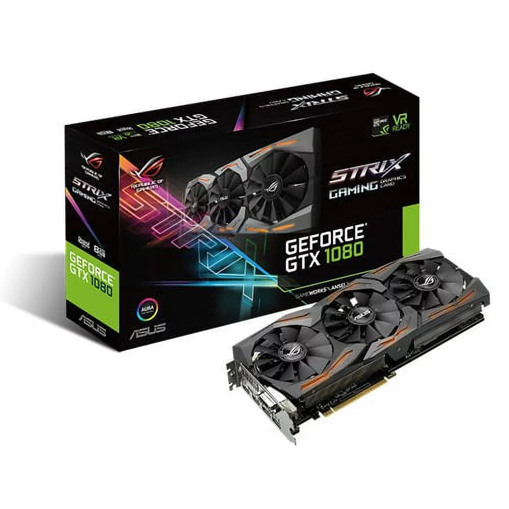 Asus Strix-Gtx1080-A8G-Gaming Graphics Card - STRIX-GTX1080-A8G-Gaming