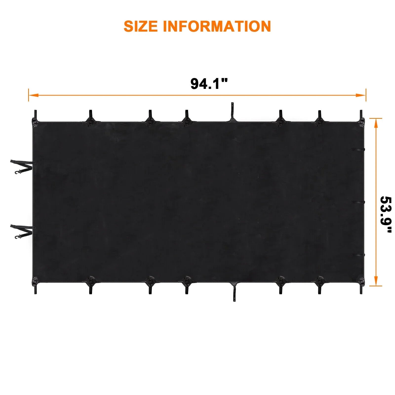 Soft Top Bikini Top Protection for Jeep Wrangler JK 2007-2017 2-Door Extended PU Leather Anti-UV Top Roof Black
