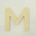 Package of 1, 18 Inch X 1" Baltic Birch "M" Wood Letters In The Gotham Rounded Font | Thick | Upper Case For Art & Craft Project, Made in USA