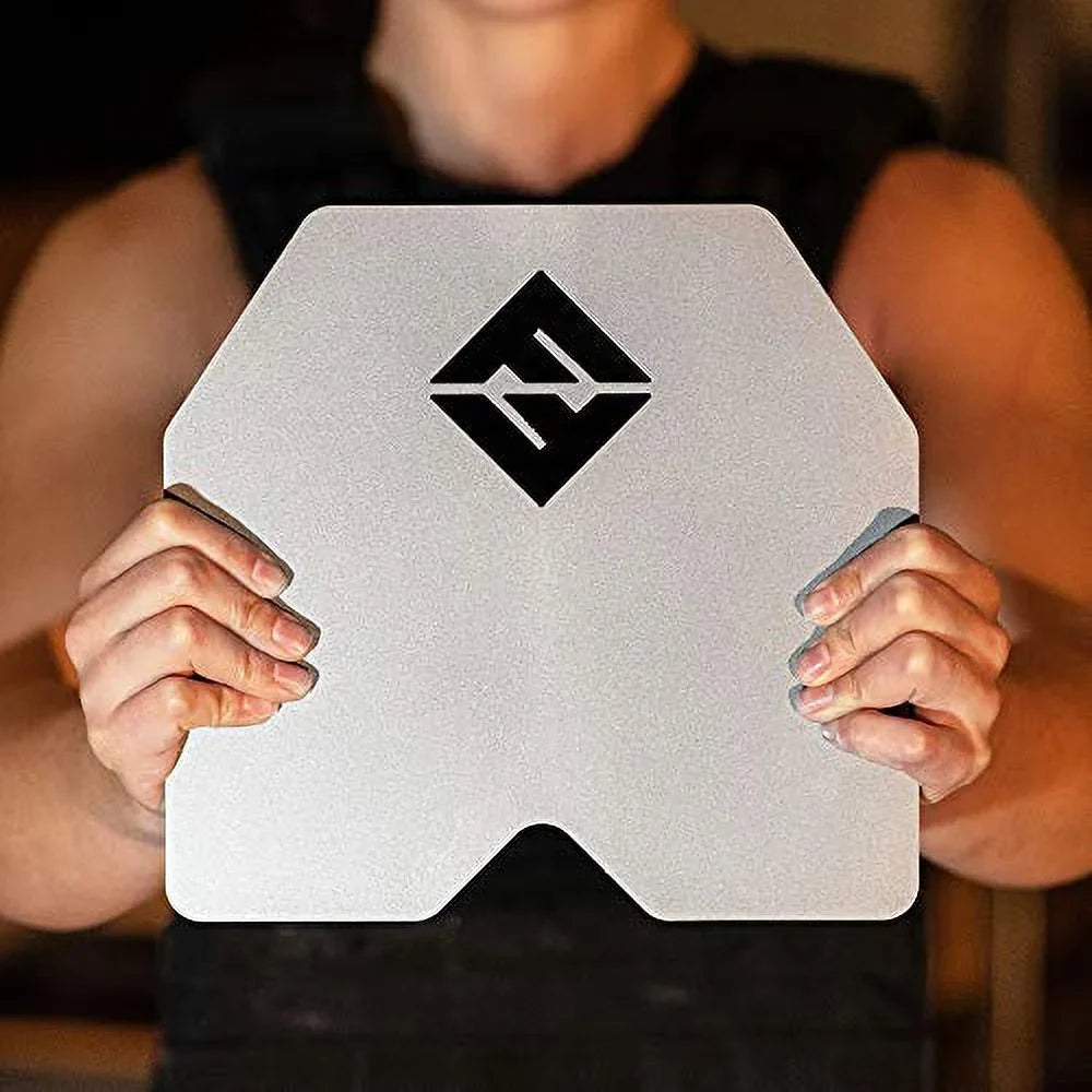 Weight Vest Plates - 8.75 LB Plates Sold In A Pair - 20LB Total Vest Weight - F&F Fitness - Fitting With Most Vests, Weight Carrier - Crossfit Training – Plates For Weighted Vest Workouts