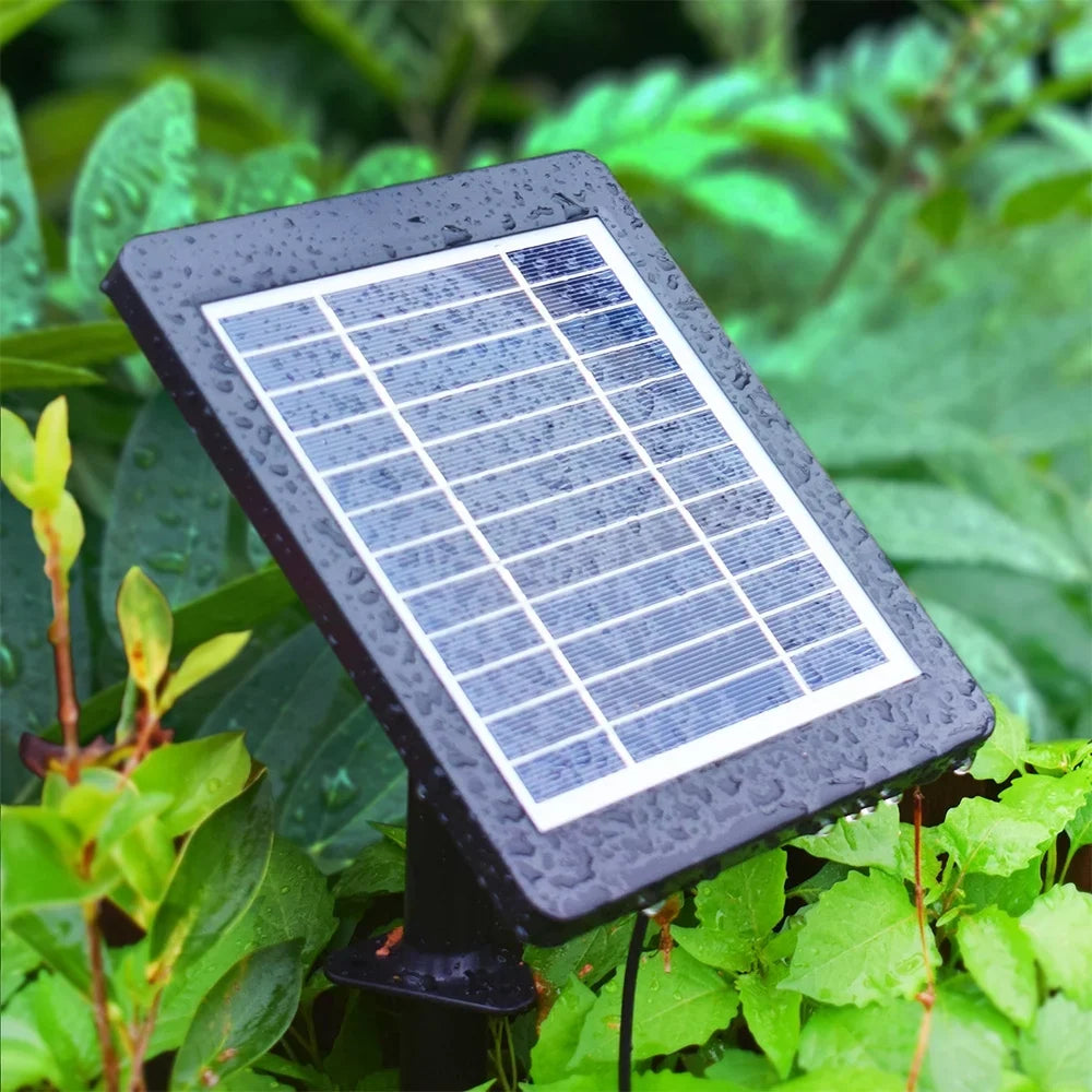 Yabuy Solar Powered Brushless Submersible Water Pump for Patio Garden Pond Pool 6V 3.5W Pond Fountain with Built in Battery LED