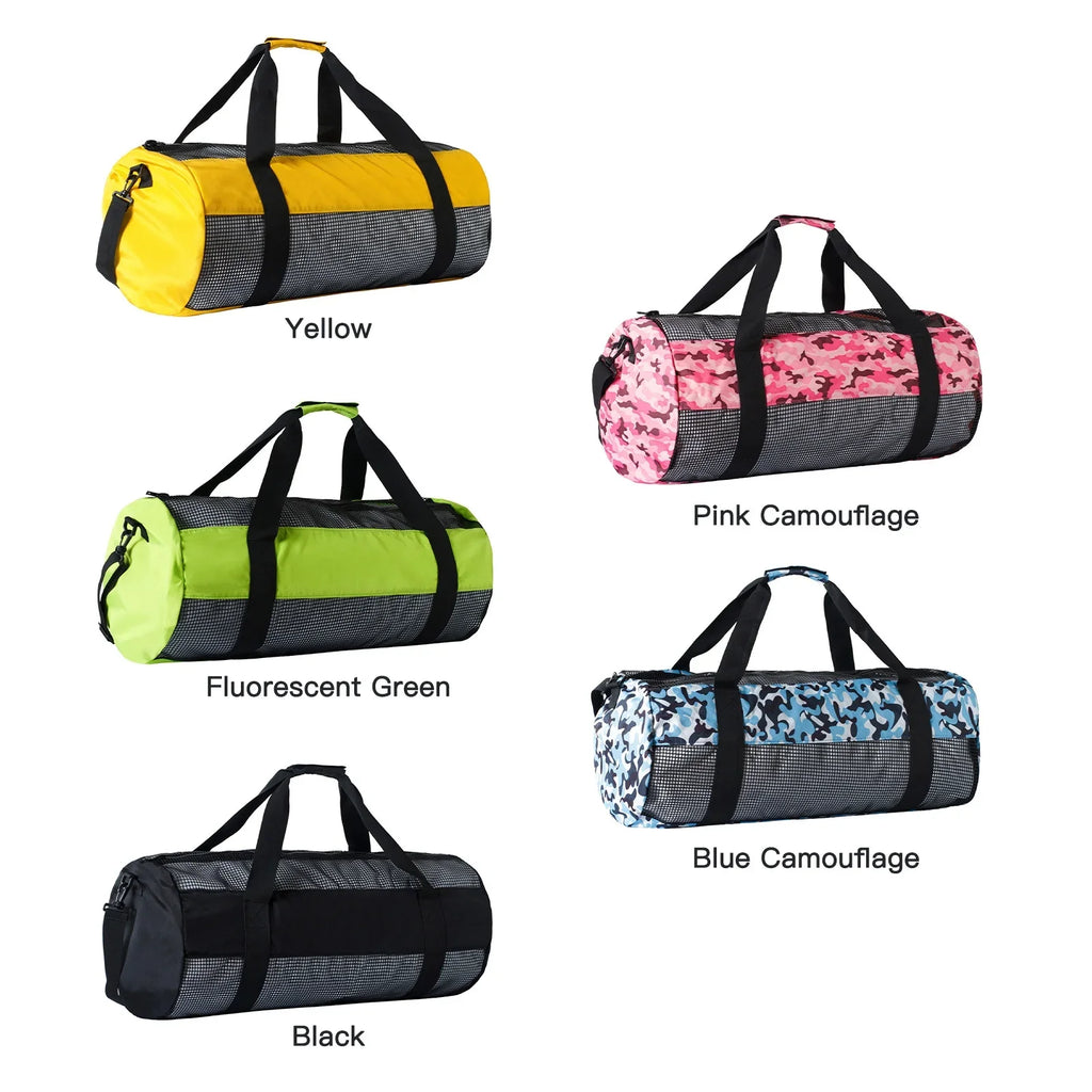 Bisofice Bag,Pvc Zipper Strong Mesh Easy To Easy To Carry Dive Mesh Easy Snorkel Dive Mesh To Carry Pvc Zipper Strong Nylon Mesh Dive Snorkel Qisuo Mesh Dive Huiop