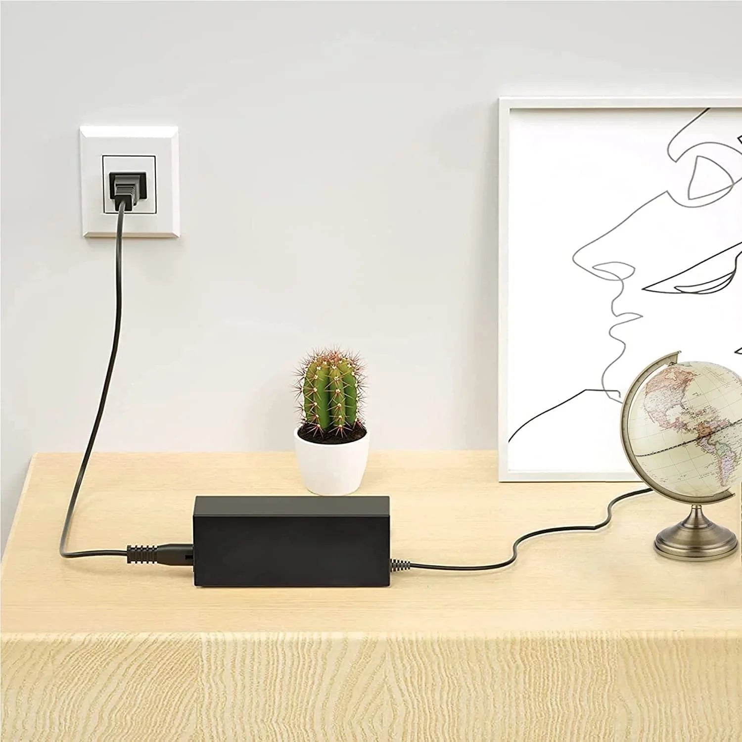 Guy-Tech AC / DC Adapter Fitting with HP ZBook 14 G2 L3Z47UT L3Z52UT L3Z53UT 14" Mobile Workstation Power Supply Cord Cable