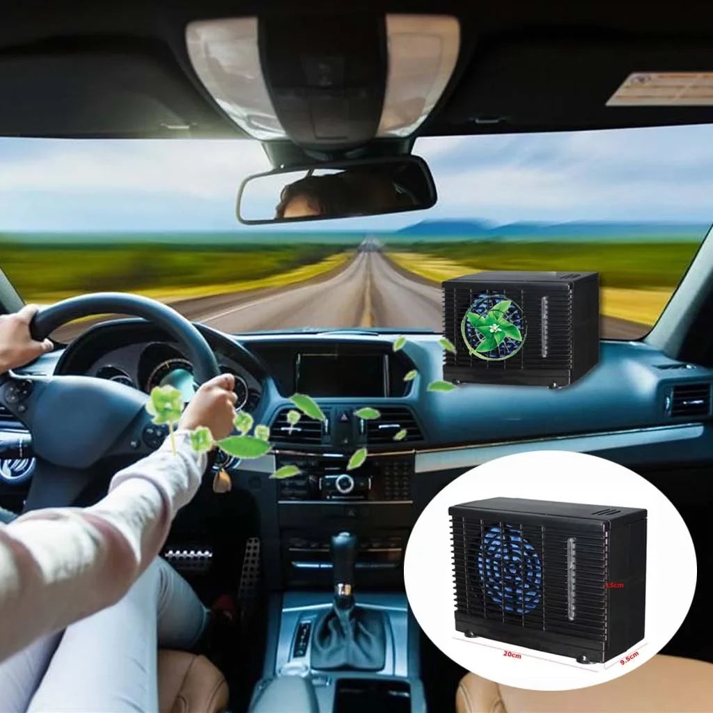 YHAIOGS Portable Mini Car Air Conditioning Unit, Universal, DC, 12V
