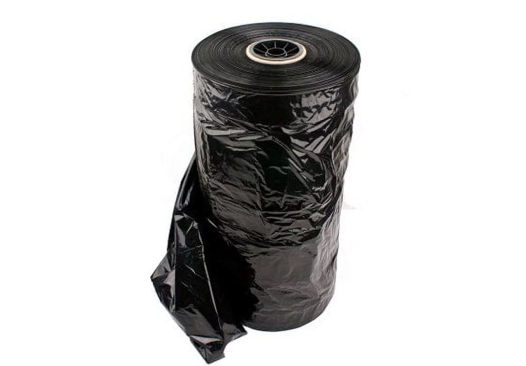 HANCO Plastic super weight garment bags on a roll, 72"H , Black - 249/ROLL
