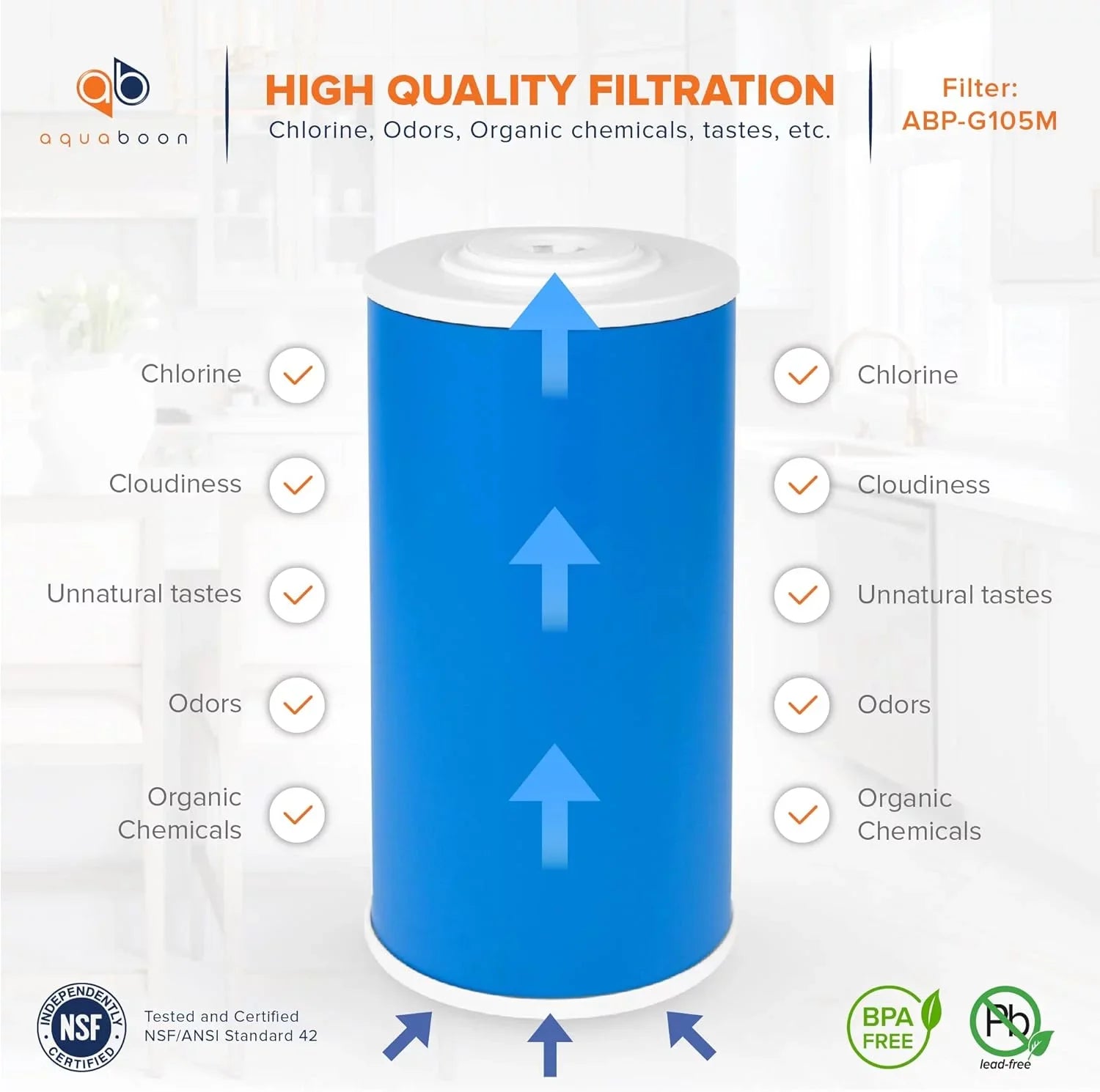 emium 5 Micron 10" X 4.5" Whole House Coconut Shell Granular Activated Carbon (GAC) Water Filter Replacement Cartridge 12-Pack