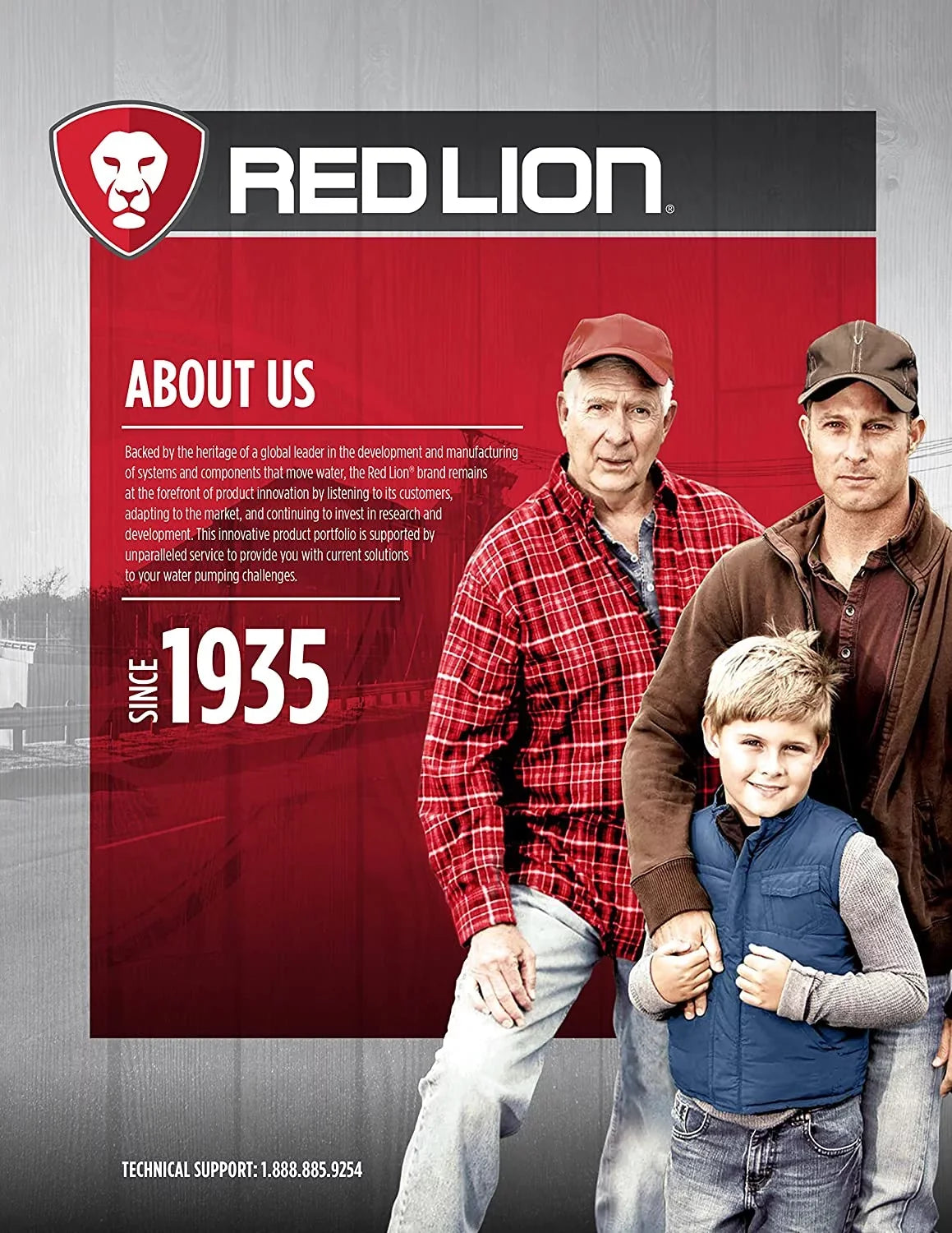 Red Lion SPRK200 2 Horsepower 76 GPM 230V Cast Iron Irrigation Sprinkler Pump