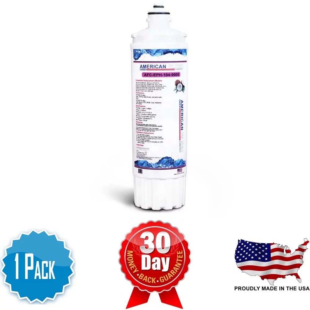 AFC Brand , Water Filters , Model # AFC-EPH-104-9000 , Fitting with EverPure® SPA 400 - 1 Filters - Made in U.S.A.