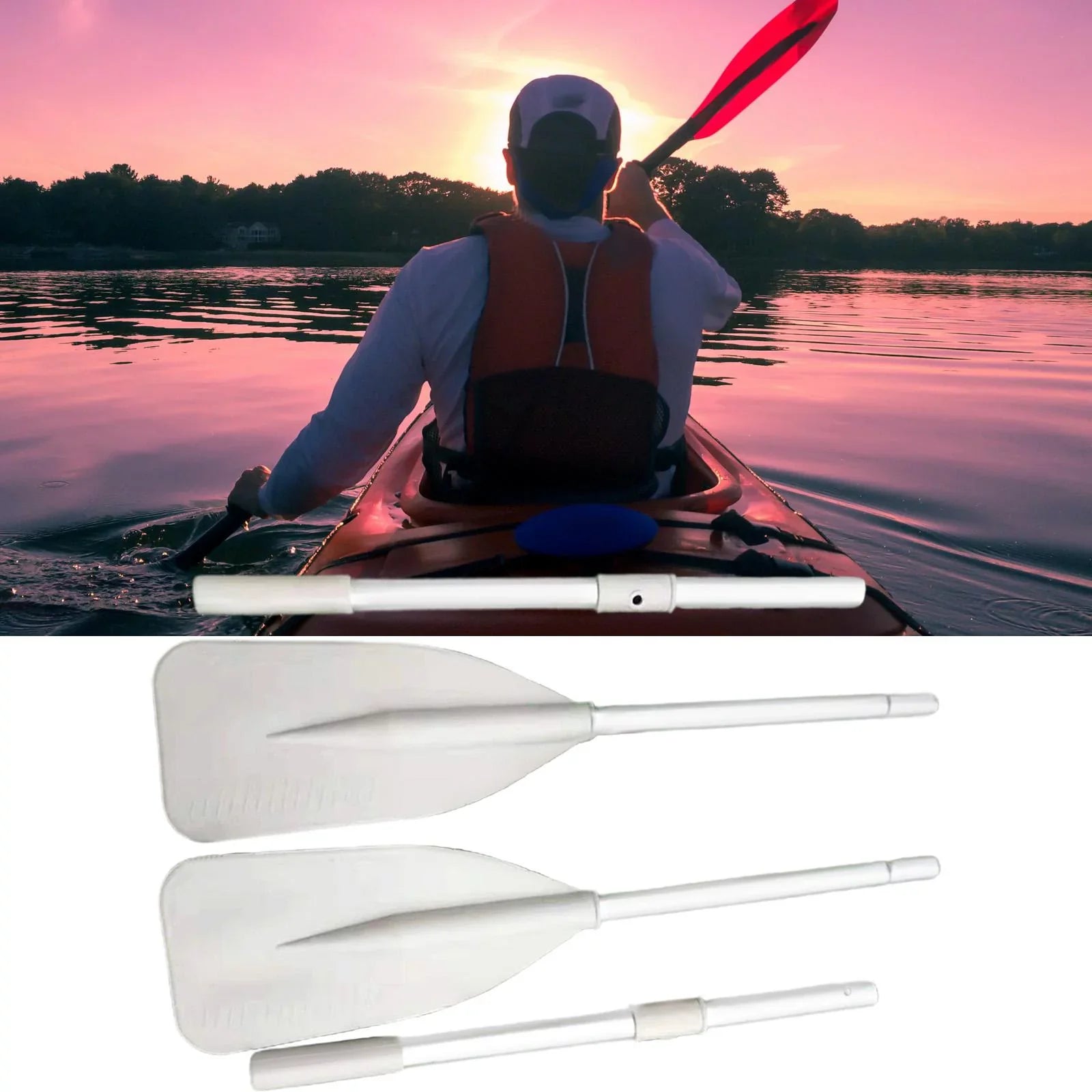 2Pcs Removable Accs Packable Portable Supplies Strong for Stand up Vessel Paddleboard Surfboard Surfing Canoeing Grey