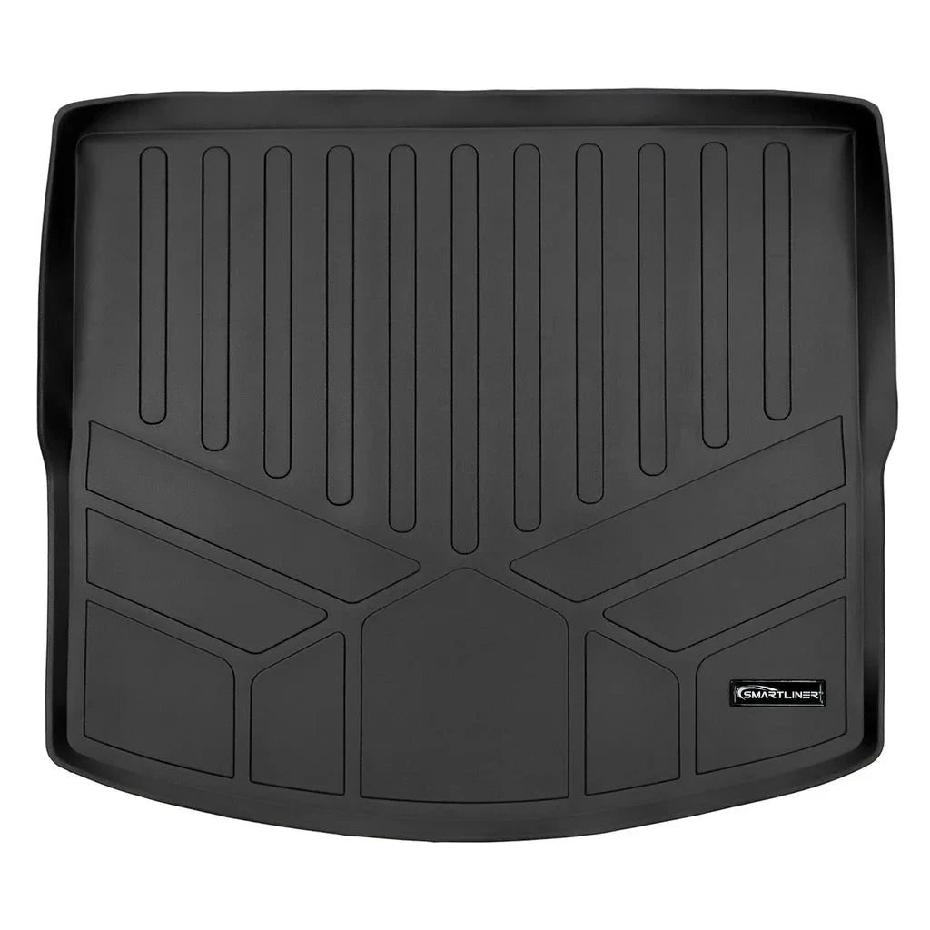 SMARTLINER All Environment Custom Fit Cargo Trunk Liner Floor Mat Black Matching With 2022-2023 Mazda CX-5 (Cargo Liner Only Fits with Cargo Tray in Upper Position)
