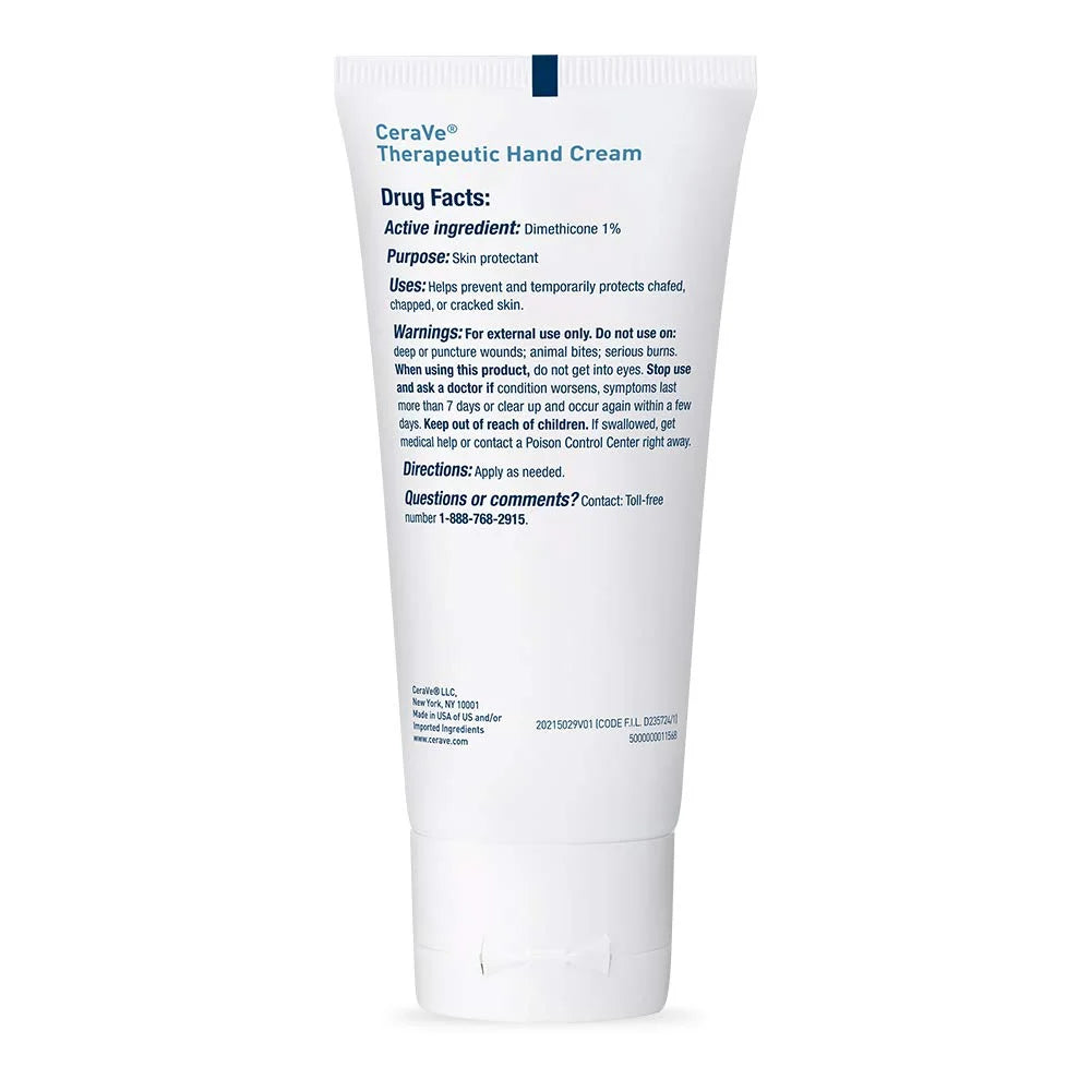 CeraVe Therapeutic Hand Cream 3 oz (Pack of 6)
