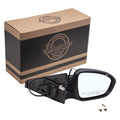 Brock Aftermarket Replacement Passenger Right Power Mirror Without Heat-Signal-Camera Paint To Match Black Fitting With 2020-2021 Nissan Sentra