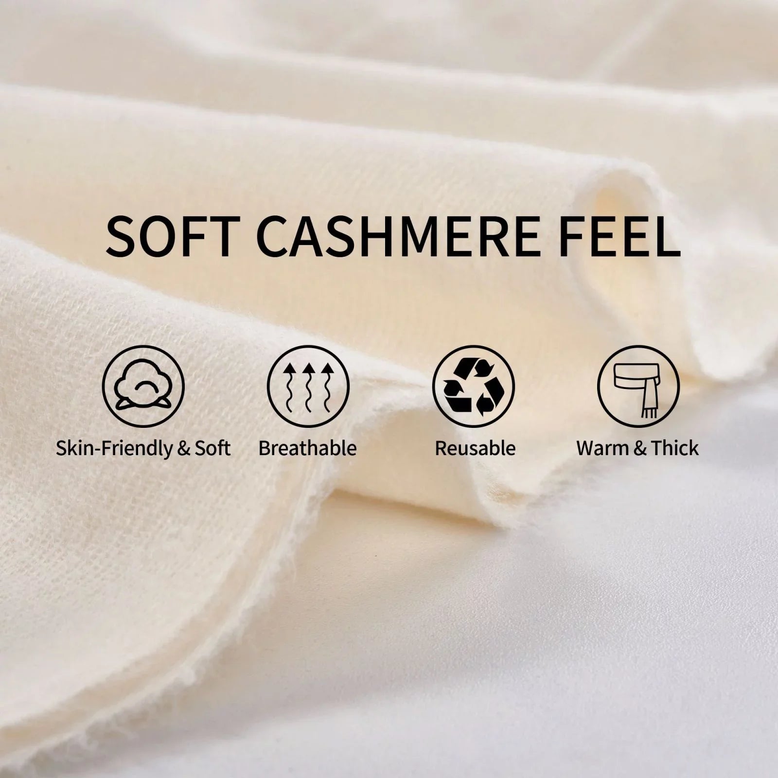 Bingfone Soft Cashmere Feel Scarf For Women Elegant Art Print Winter Warm Scarves Large Shawl Wrap Gifts- St Patrick's Day6