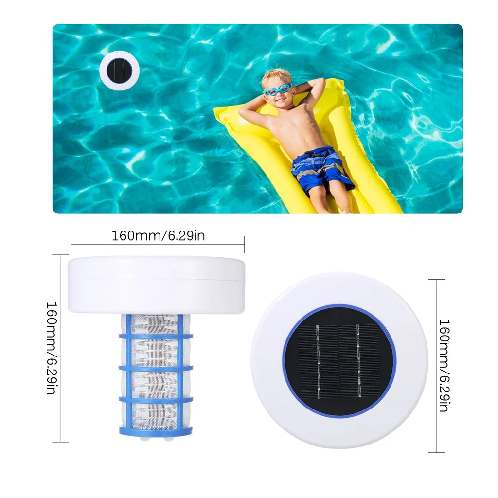 Mixfeer Solar Swimming Pool Solar Pool-Ionizer Swimming Pool Water Algae Inhibition Chlorine-Free Water Processor