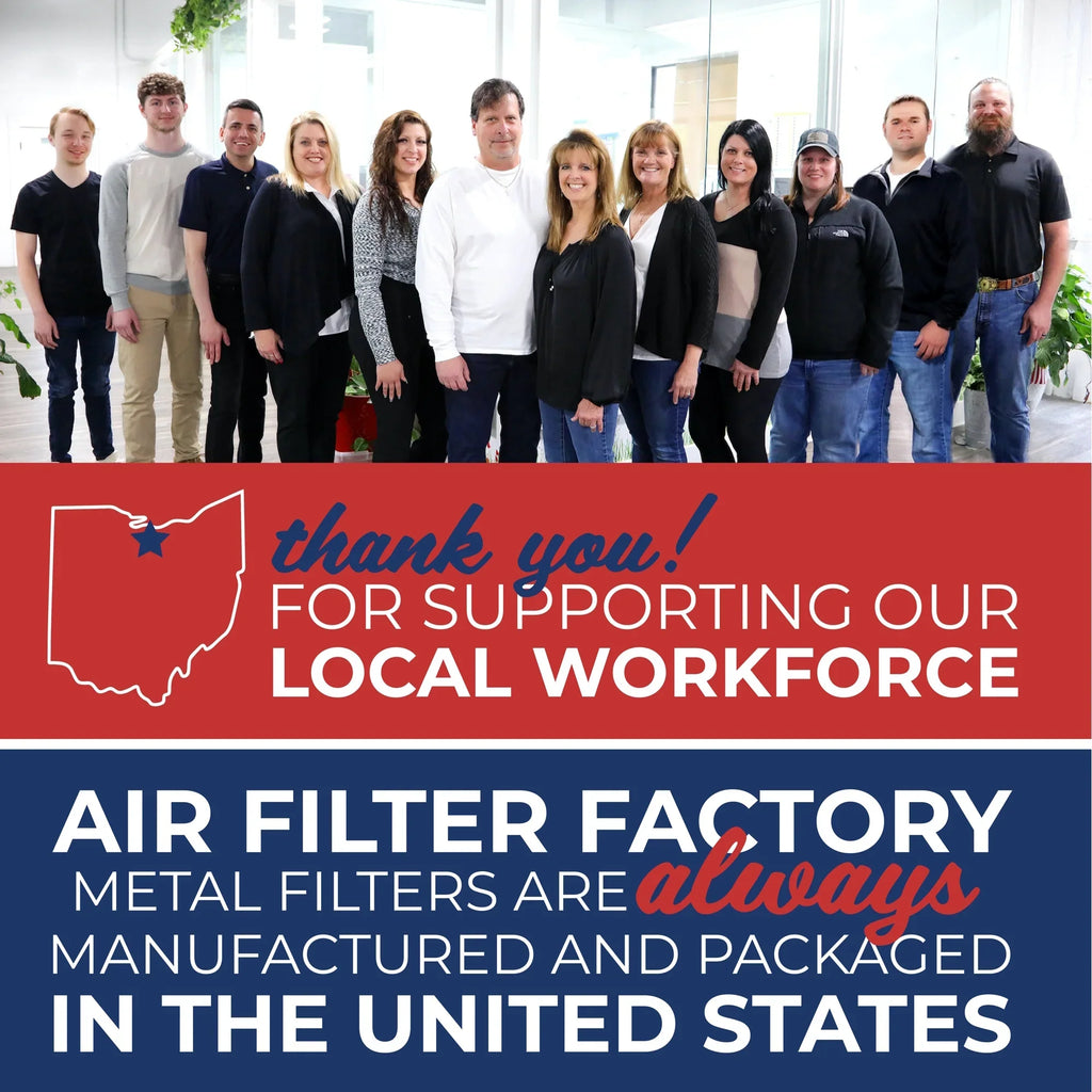 2-Pack 123324‐004, 123324004, TRN123324004 Matching with Trion Aluminum Furnace HVAC Pre/Post Filters By Air Filter Factory