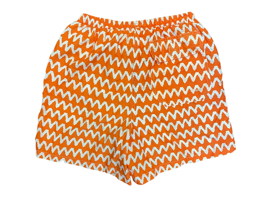 Roberta Roller Rabbit Men's Tulum Arlo Swim Short Large Orange