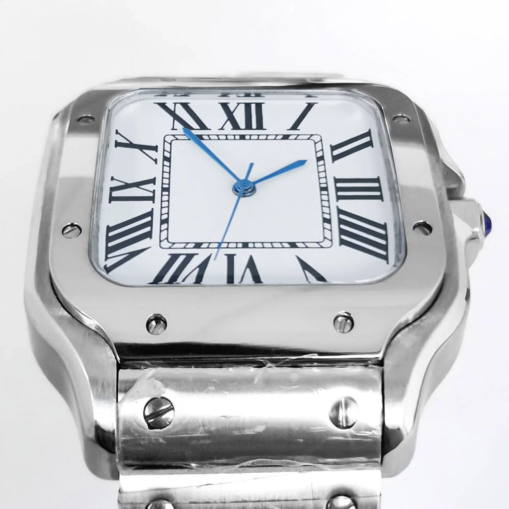 Square Men's Watch Automatic NH35 Movement Mechanical Men's Watch 3ATM Waterproof 38MM