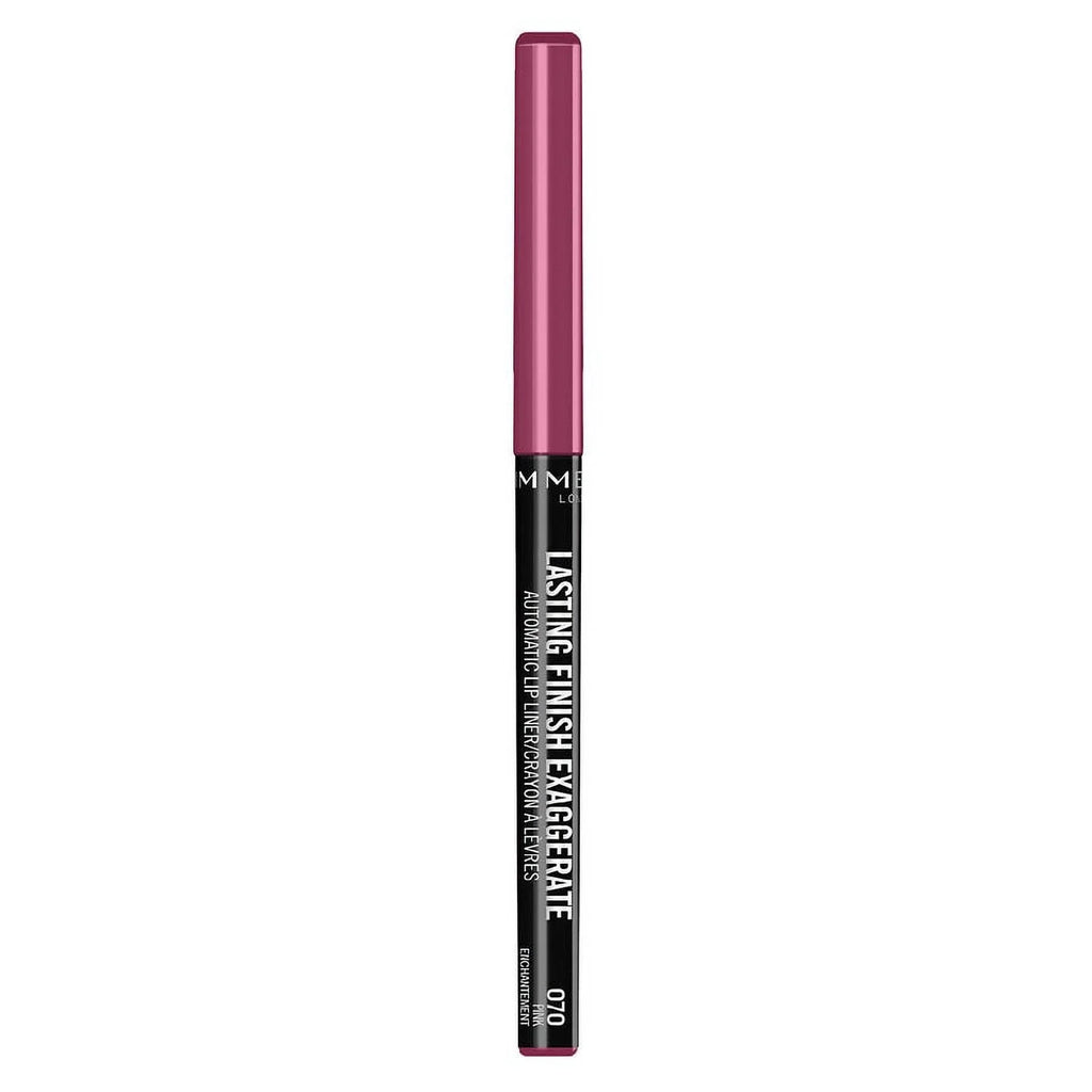 Rimmel Lasting Finish Exaggerate Automatic Lip Liner, 070 Pink Enchantment 0.01 OZ Pack of 2