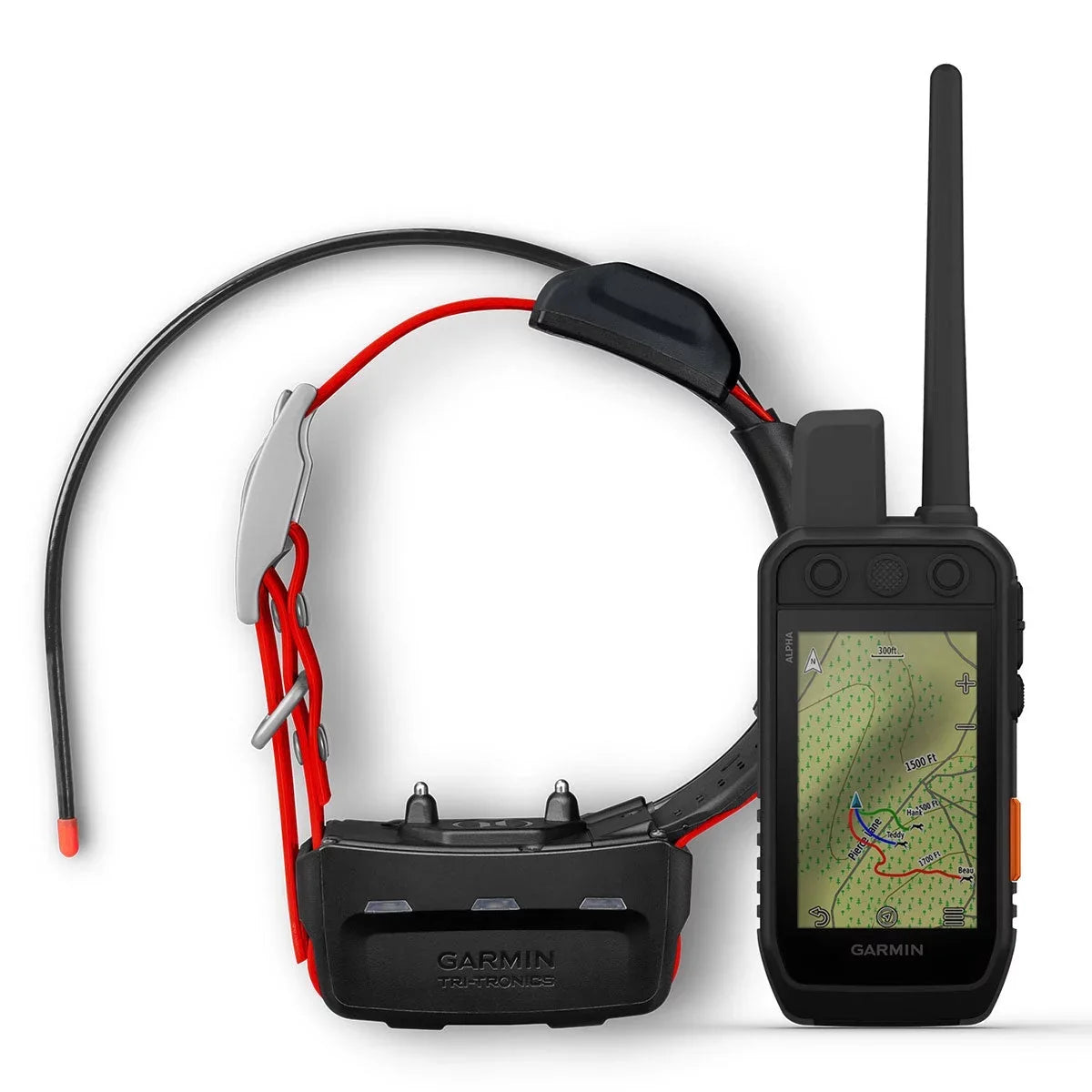 Garmin Alpha 300i (Garmin Alpha TT 15X Dog Collar Bundle) Dog Tracker Handheld Featuring inReach SOS Messaging