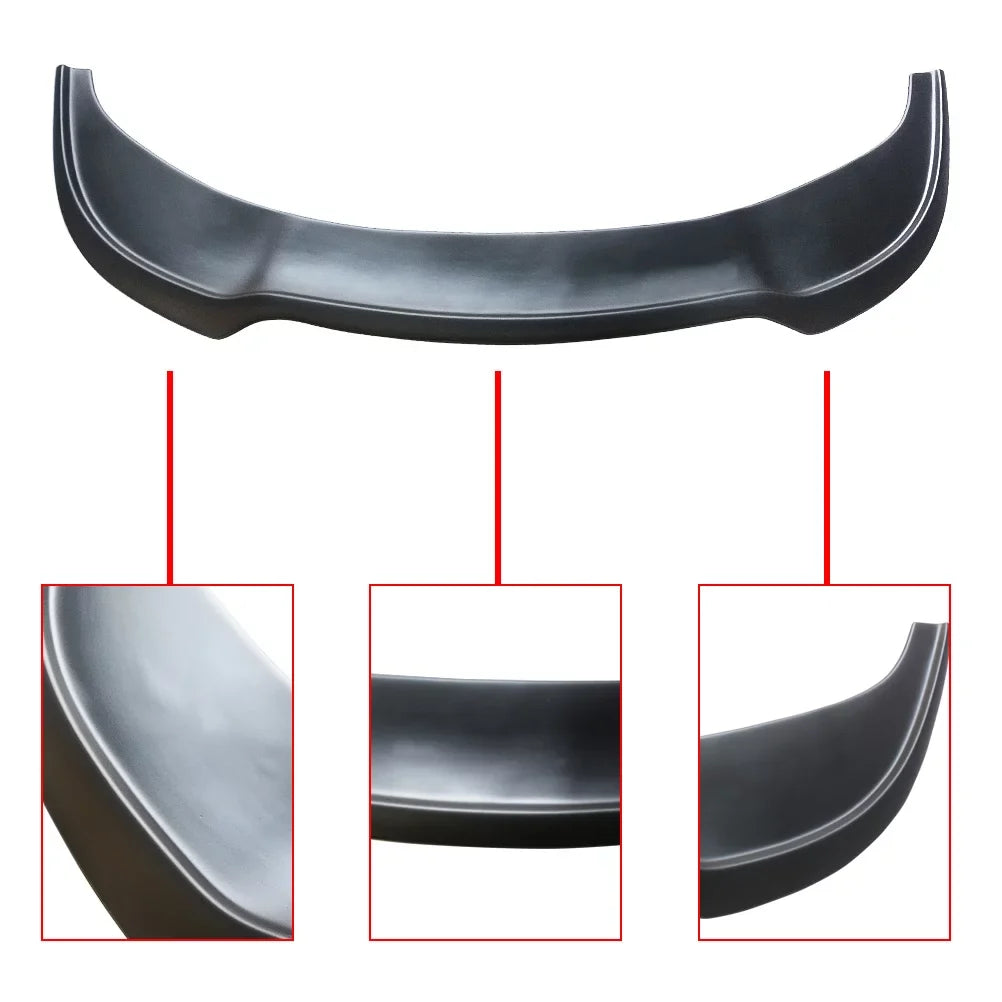 NINTE Front Bumper Lower Lip for 2015-2022 Chrysler 300 SRT Sedan Matte Black