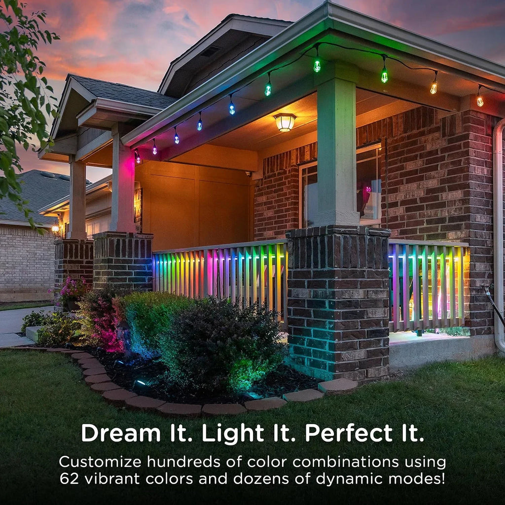 CXIAN Premium Smart Color Changing LED Strip Lights, 24ft, Indoor/Outdoor Flexible Light Strip, Fully Customizable Color, Dimmable, Built in Timer, Under Cabinet Lighting, 58088