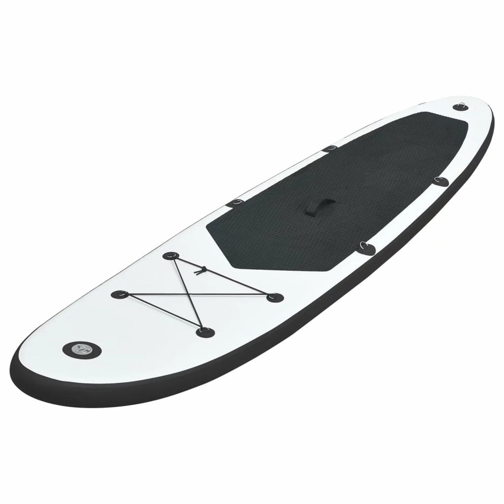 OWSOO Inflatable Paddle Board Set Black and White