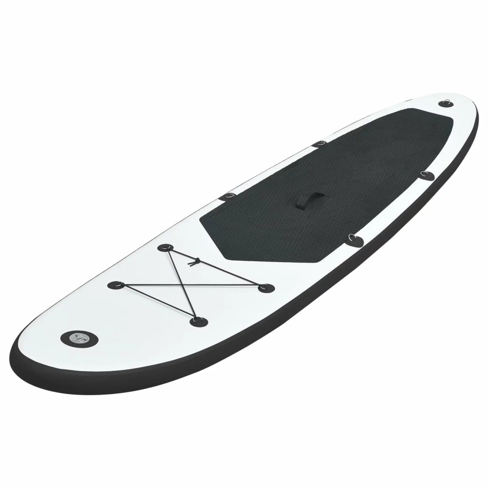 OWSOO Inflatable Paddle Board Set Black and White