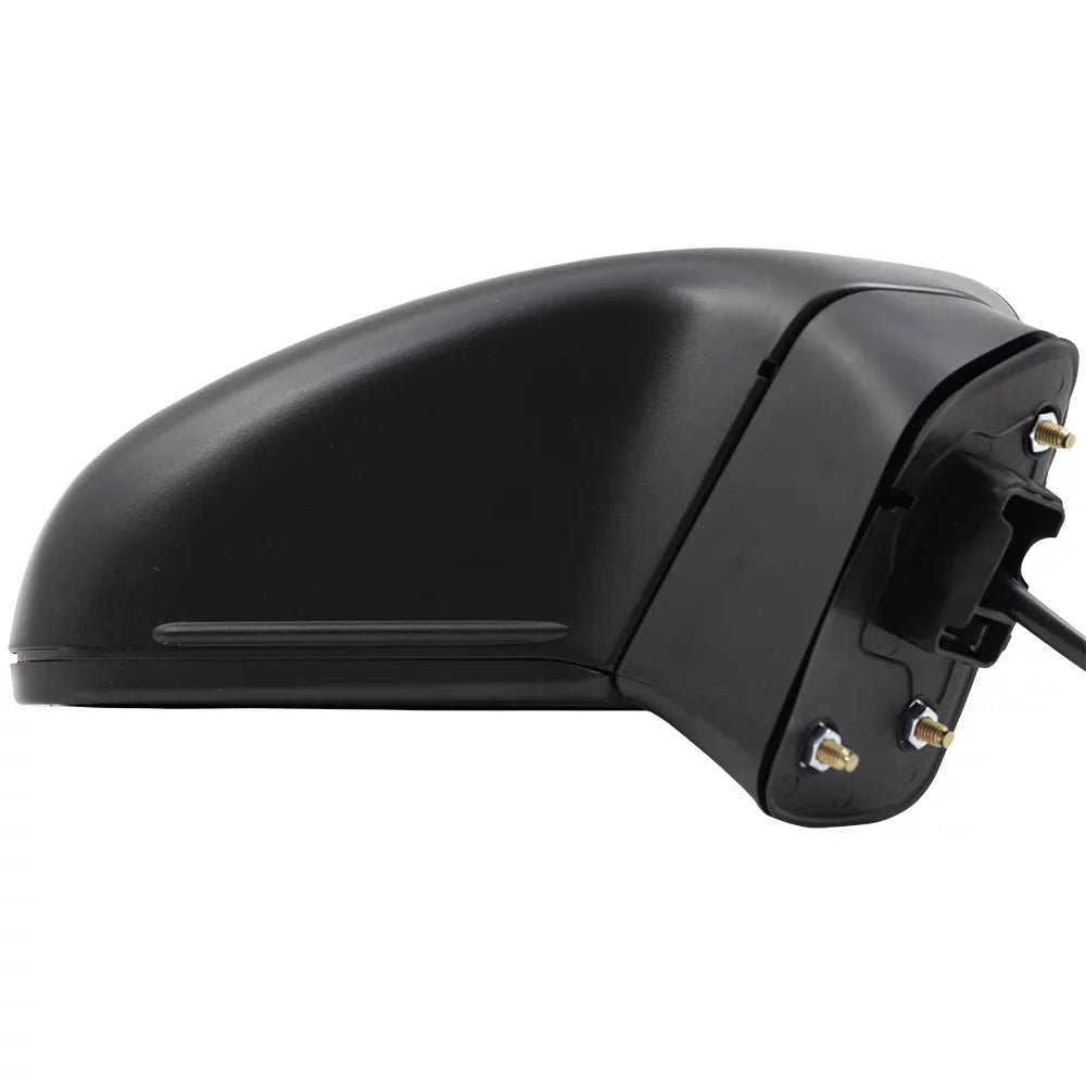 Brock Aftermarket Replacement Passenger Right Power Door Mirror Assembly Textured Black Manual Folding Without Heat-Signal-Memory-Auto Dimming-Side View Camera