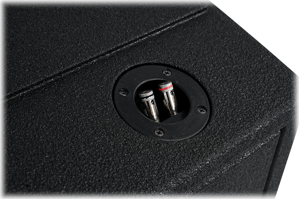 Rockville REC120 Quad 8" Ported Bedlined Sub Box For 2007- CURRENT GM Crew Cab