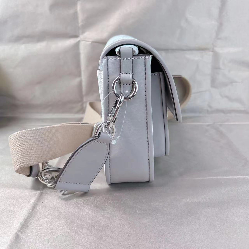 MICHAEL KORS 30S1S2BM2B BRADSHAW MEDIUM LOGO MESSENGER BAG OPT/PGREY