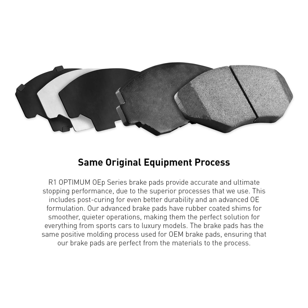 R1 Concepts Wduh1 21077 R1 Concepts Carbon Series Brake Rotors With 5000 Oep Fits select: 2022 KIA NIRO, 2019-2022 HYUNDAI KO