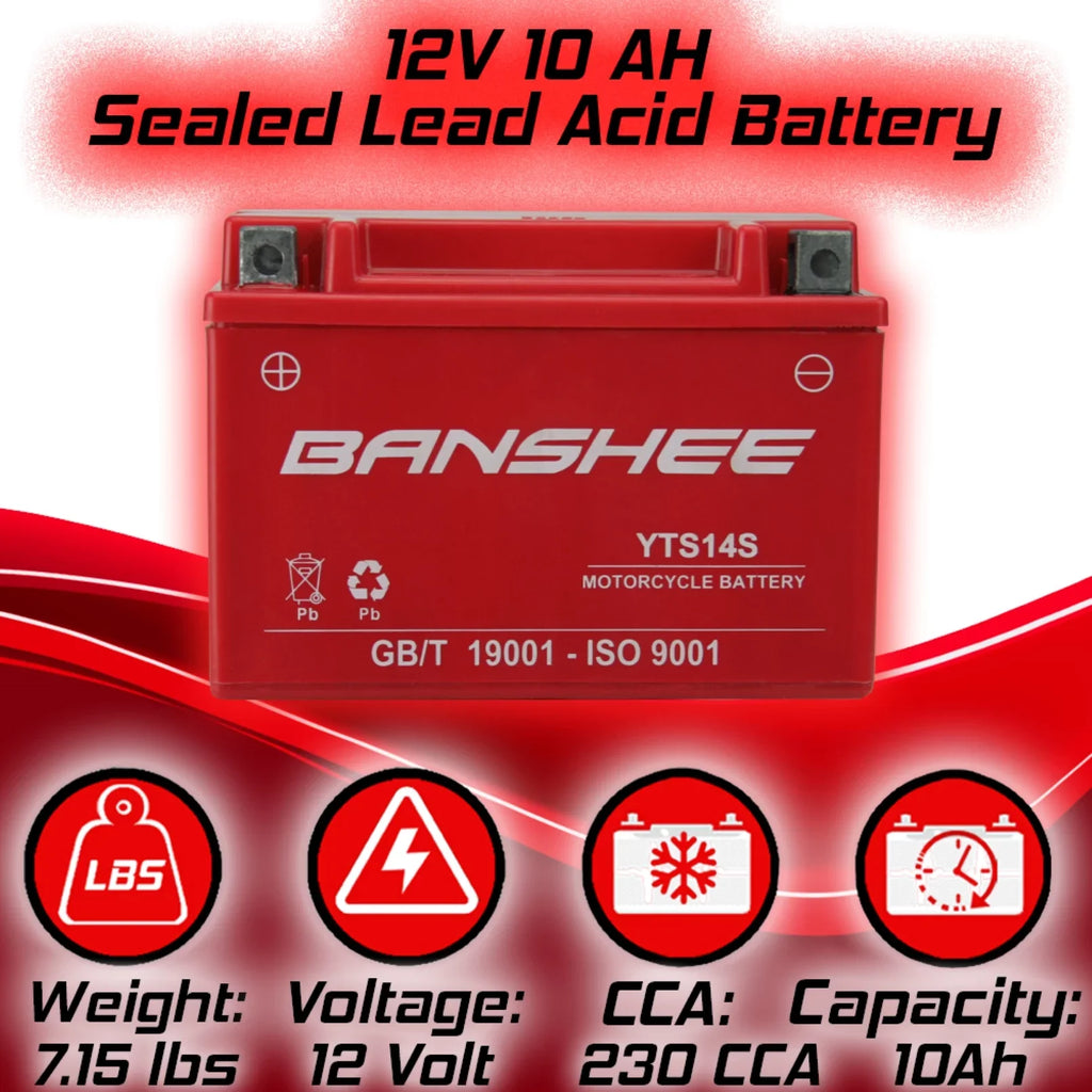 Banshee YTZ14S Motorsports Battery Matching with BMW F8000T (Auxiliary Battery)