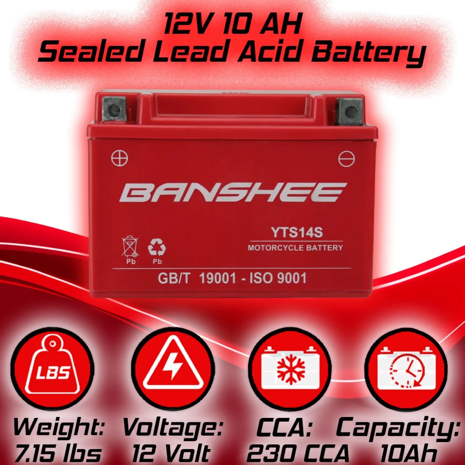 Banshee YTZ14S Motorsports Battery Matching with BMW F8000T (Auxiliary Battery)