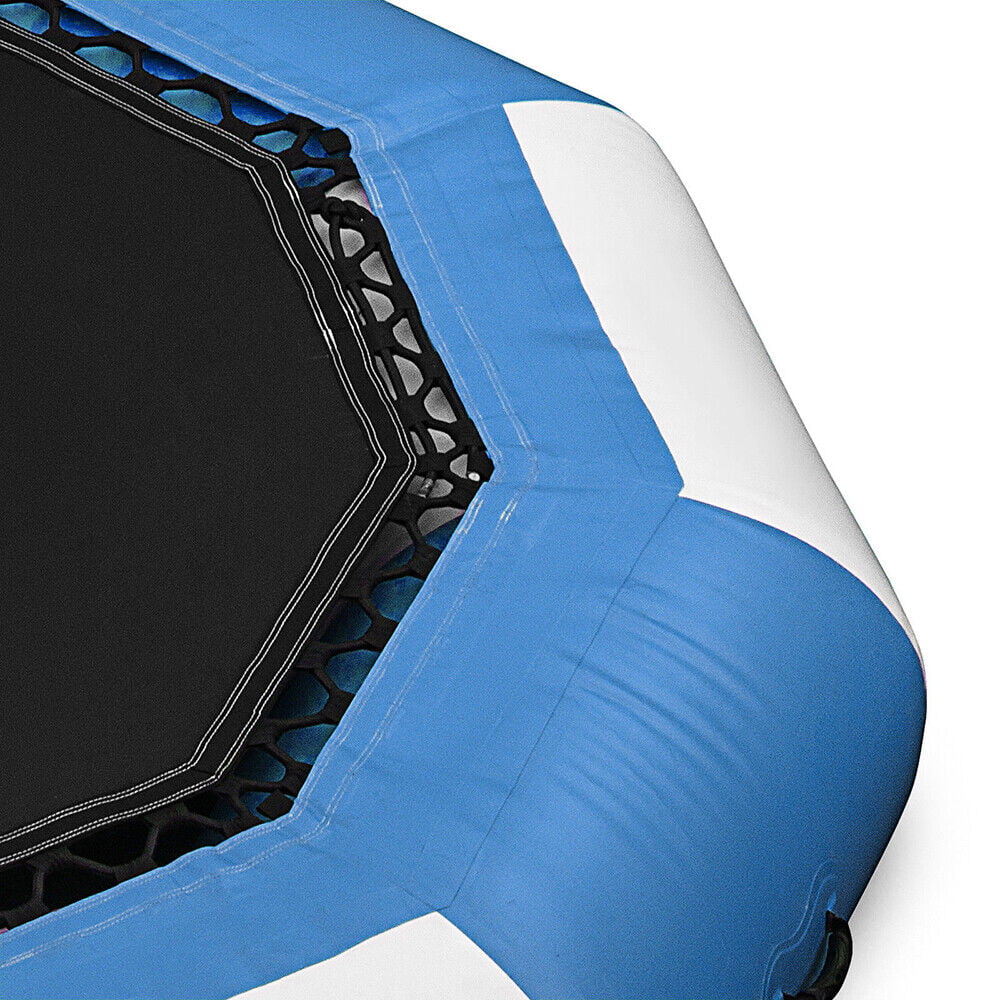 DENEST 17-ft Inflatable Water Trampoline Swimming Pool Lake Bounce Floating Island Water Sport Blue Max Capacity 400kg/ 880lbs