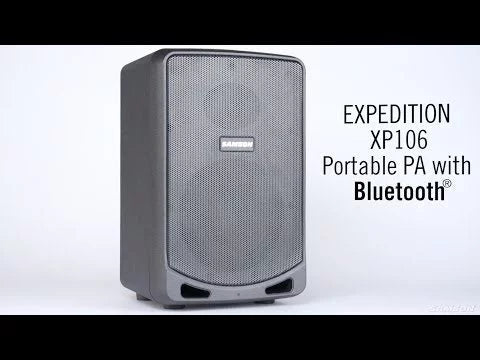 Samson Expedition XP106w Portable PA System with Wireless Handheld Mic System & Bluetooth