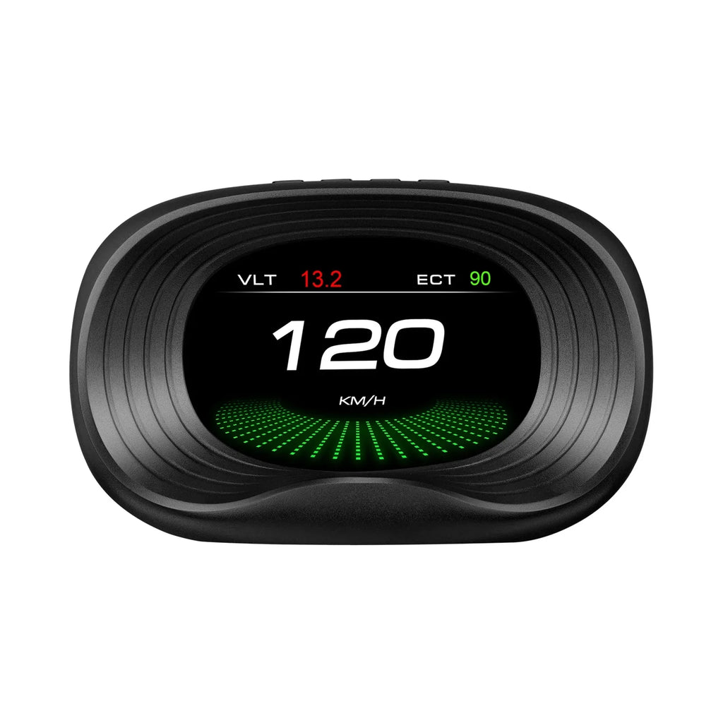 Nebublu Head Up Display, Digital OBDII Speedometer Car Head Display with OBD Interface, Speed Voltage Single Mileage Clock Display