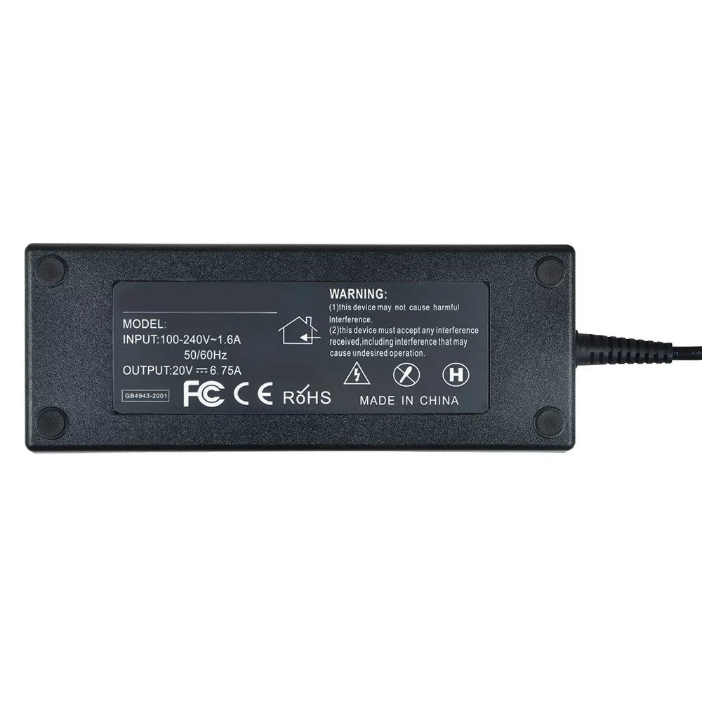 CJP-Geek 135W AC Power Supply Adapter Charger for Lenovo Y40-70 Y50-70 Y50-80 Mains PSU