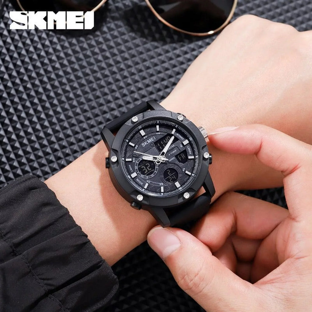 Original Men's Watches Luxury 100bar Waterproof Sport Watch Top Brand Skmei Wristwatch Fashion Count Down Led Light Clock Man - Digital Wristwatches