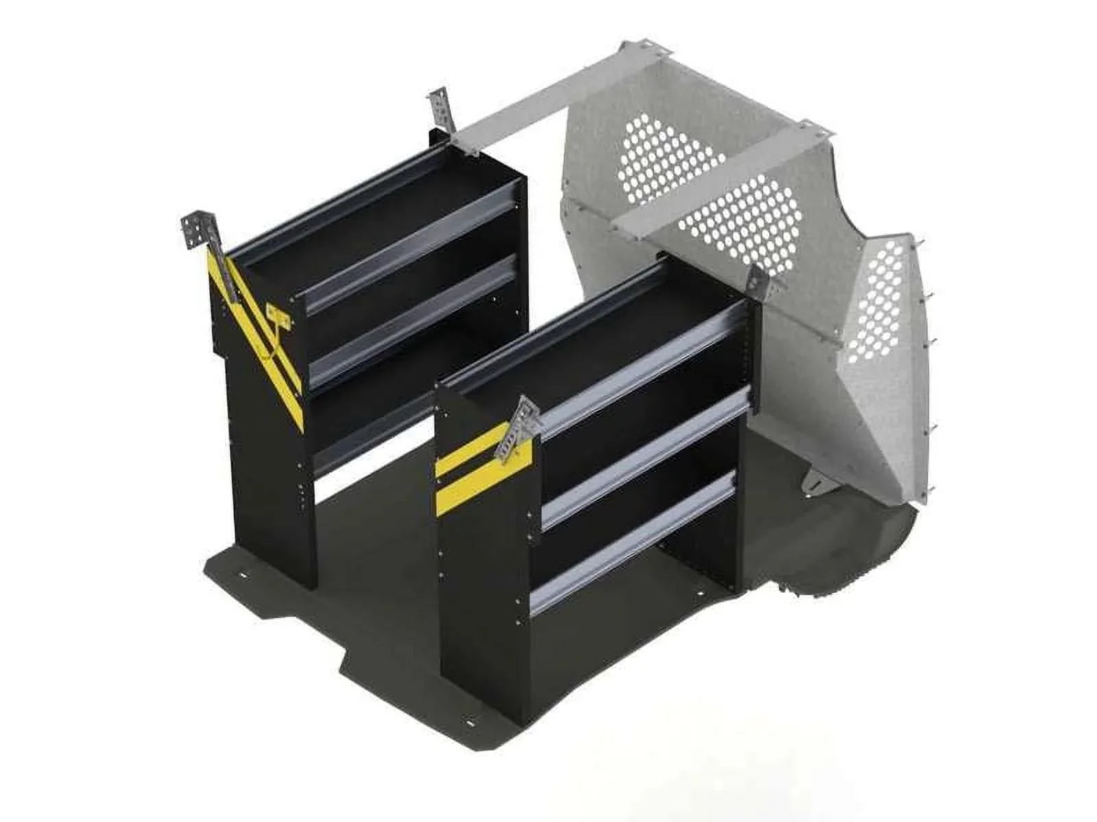 Contractor Van Shelving Package, Fitting with Ford Transit Connect Short Wheelbase, TCS-10