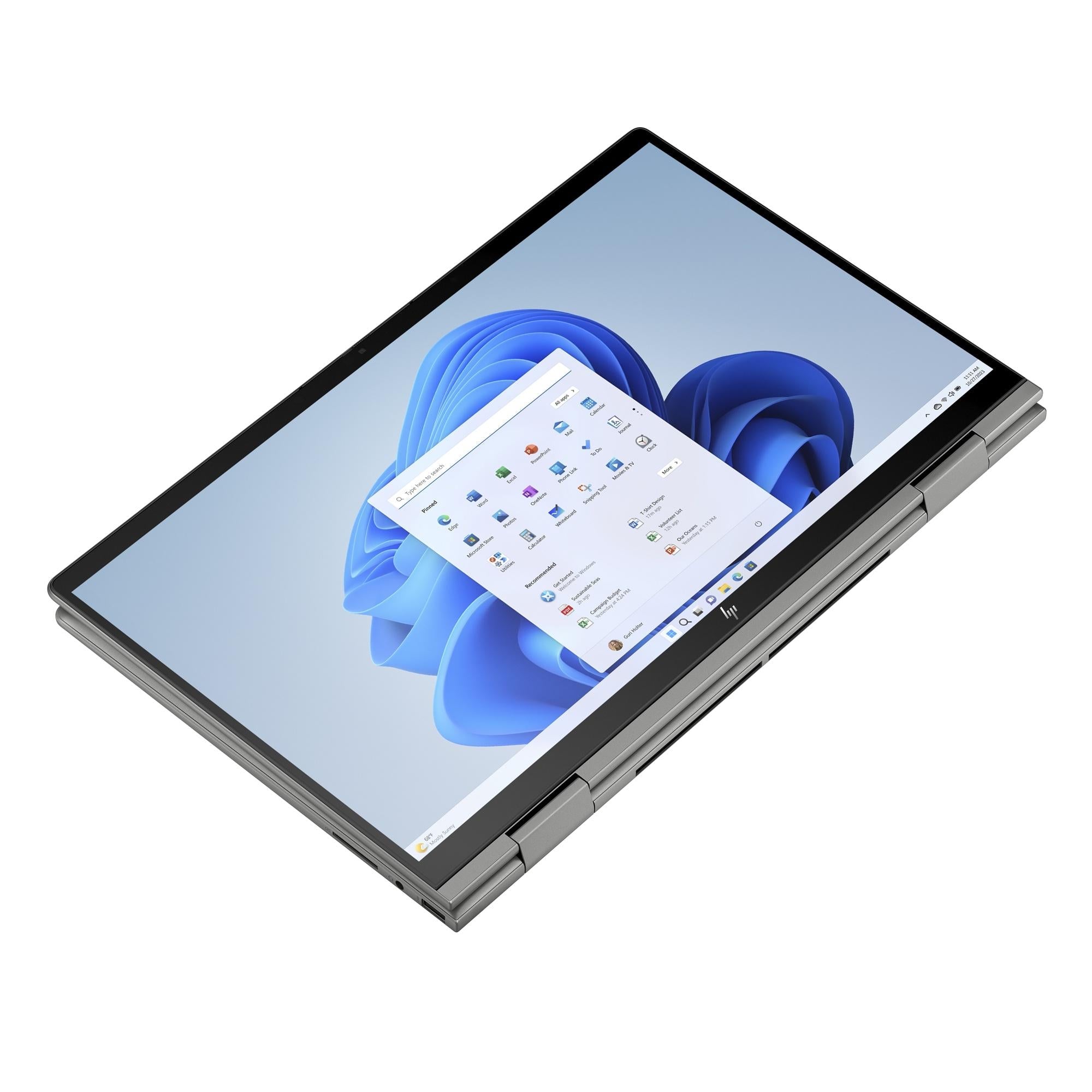 HP ENVY x360 15-FE1057NR 15.6" FHD Touchscreen Laptop, Intel Core Ultra 7 155U, 16GB LPDDR5, 512GB SSD, Windows 11 Home, Mineral silver, 9R1M2UA#ABA