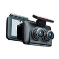 Auto Safety Driving Recorder with Triple Camera Dash Cam, Night Vision & Motion Detection